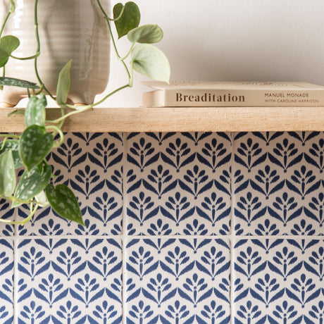 Original Style Jacquard Indigo Tiles
