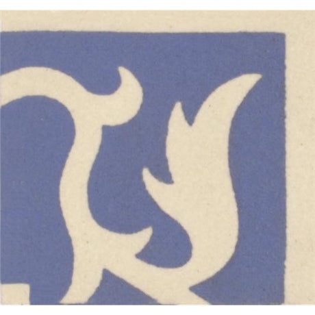 Original Style Lansdowne Corner Motif Blue on White