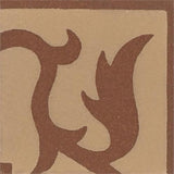 Original Style Lansdowne Corner Motif Buff on Red 