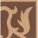 Original Style Lansdowne Corner Motif Red on Buff