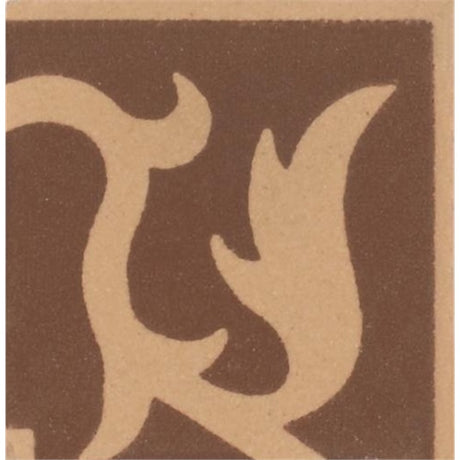 Original Style Lansdowne Corner Motif Red on Buff