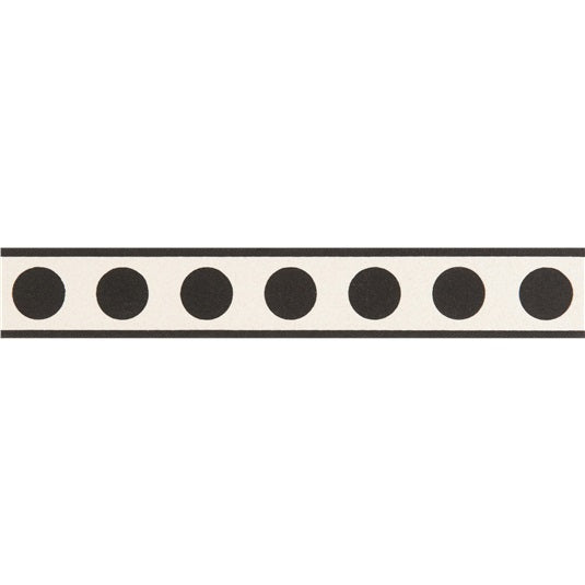 Original Style Melbourne Border Black Spot on Dover White