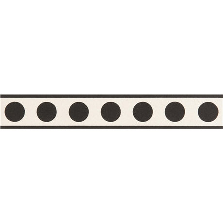 Original Style Melbourne Border Black Spot on Dover White