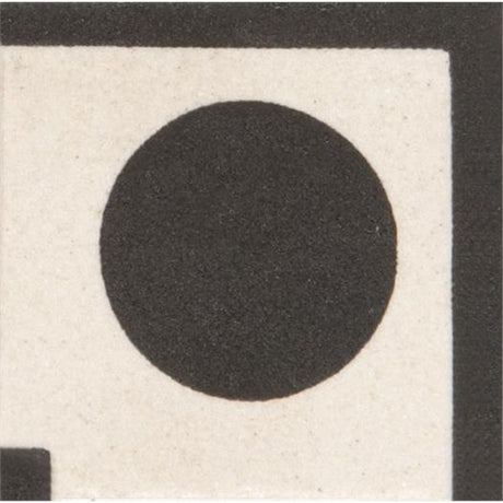 Original Style Melbourne Corner Motif Black Spot on Dover White