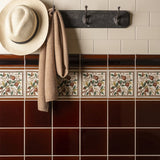 Original Style Omega Teapot Brown Borders