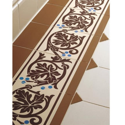 Original Style Shaftesbury Border Set of 2 Brown setting