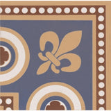 Original Style Telford Corner Motif Blue