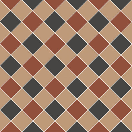 Original Style Dorchester Pattern - Black, Red and Old London