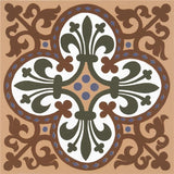 Original Style Wellesley Green/Red Motif