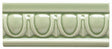 Original Style Egg & Dart Palm Green Border