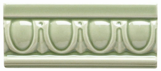 Original Style Egg & Dart Palm Green Border