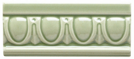 Original Style Egg & Dart Palm Green Border