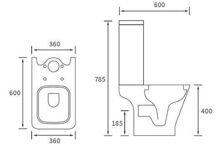 Tabo Disa C/C Open Back WC