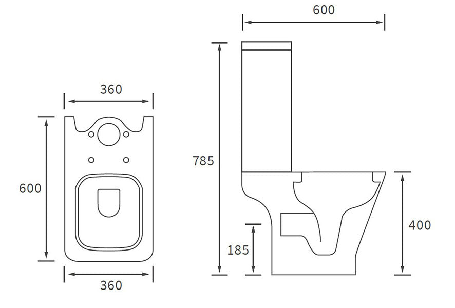 Tabo Disa C/C Open Back WC 
