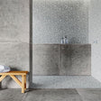 Porcelanosa Boulder Grey mosaic tiles