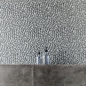 Porcelanosa Boulder Grey mosaic tiles