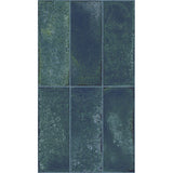 Porcelanosa Brick Vetri Blu Tile 33.3 x 59.2cm