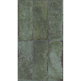 Porcelanosa Brick Vetri Green Tile 33.3 x 59.2cm