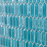 Porcelanosa Crystal Blue mosaic tiles