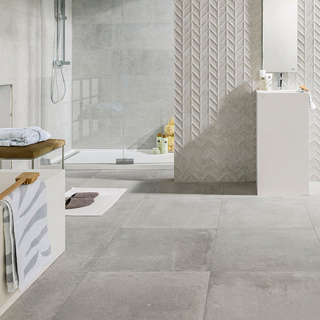Porcelanosa Dover Acero tiles