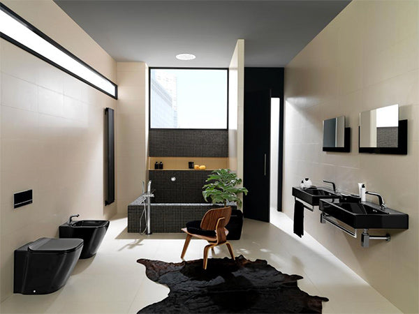 Porcelanosa Essence C collection (shown in black)