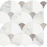 Porcelanosa Figure Shell Light Mosaic 29.9 x 29.7cm