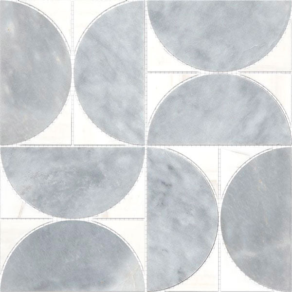 Porcelanosa Figure Spiral Light Mosaic 29.9 x 29.9cm