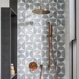 Porcelanosa Figure Spiral Light mosaic tiles