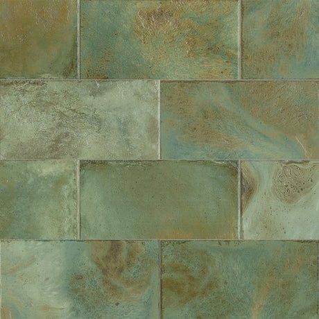 Porcelanosa Fiji Green Mosaic 10 x 20cm