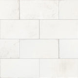 Porcelanosa Fiji White Mosaic 10 x 20cm
