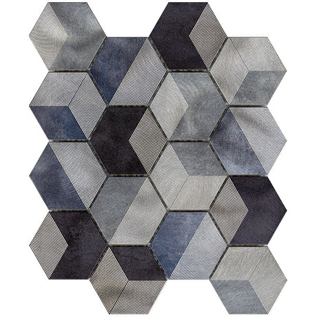 Porcelanosa Future Sapphire Mosaic Tile 25.8 x 30cm