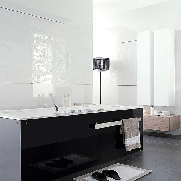 Porcelanosa Glass Blanco setting