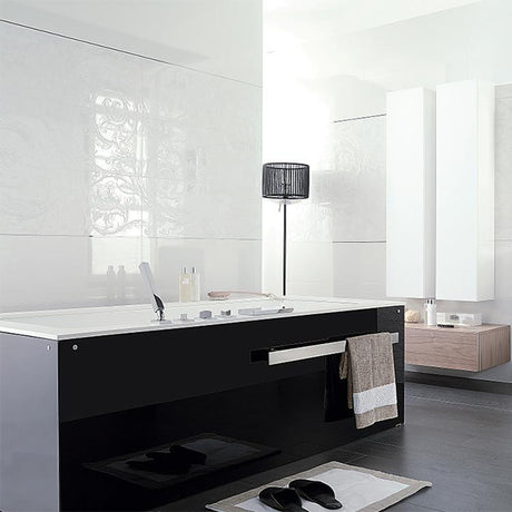 Porcelanosa Glass Blanco setting