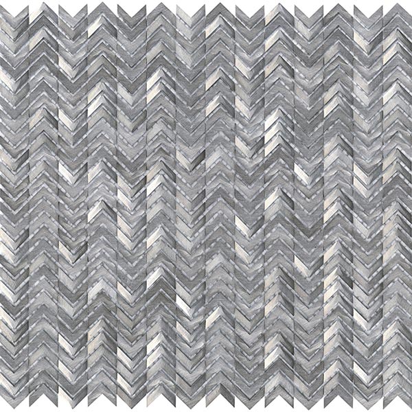 Porcelanosa Gravity Aluminium Arrow Metal Mosaic 29.8 x 30cm