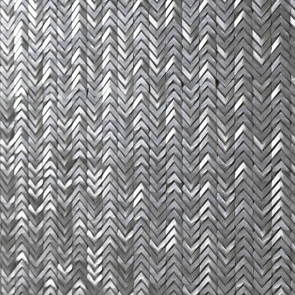 Porcelanosa Gravity Aluminium Arrow Metal Mosaics