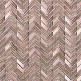 Porcelanosa Gravity Aluminium Arrow Rose Gold Mosaic (detail)