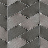 Porcelanosa Gravity Aluminium Trace Metal Titanium (detail)
