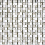 Porcelanosa Imperia Mix Silver White 30 x 30cm