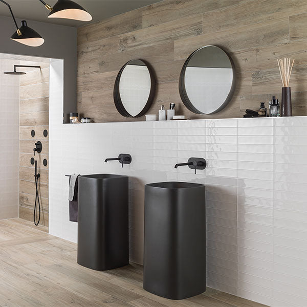 Porcelanosa Malaga White Tiles
