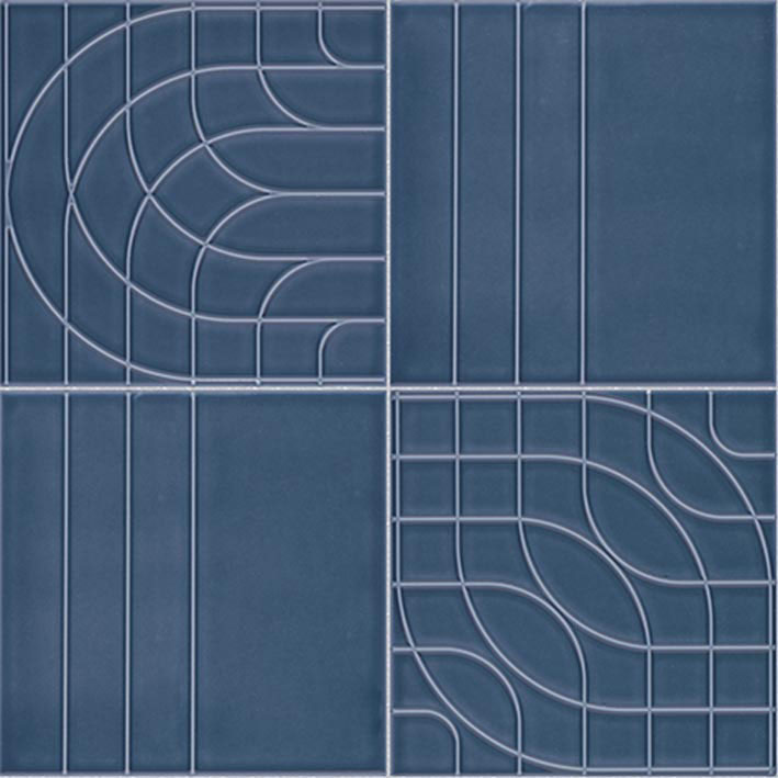 Porcelanosa Metropolitan Deco Ocean Tile 20 x 20cm