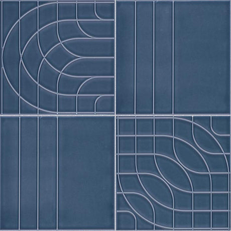 Porcelanosa Metropolitan Deco Ocean Tile 20 x 20cm