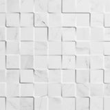 Porcelanosa Mosaico Carrara Blanco tile, detail