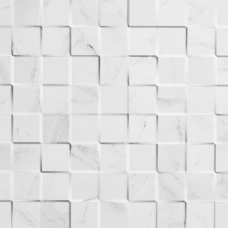 Porcelanosa Mosaico Carrara Blanco tile, detail