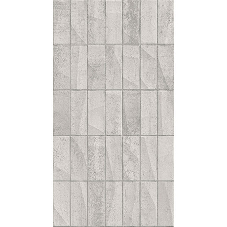 Porcelanosa Mosaico Nantes Acero L Tile 33.3 x 59.2cm