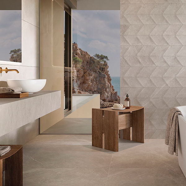 Porcelanosa Mystic Beige tiles