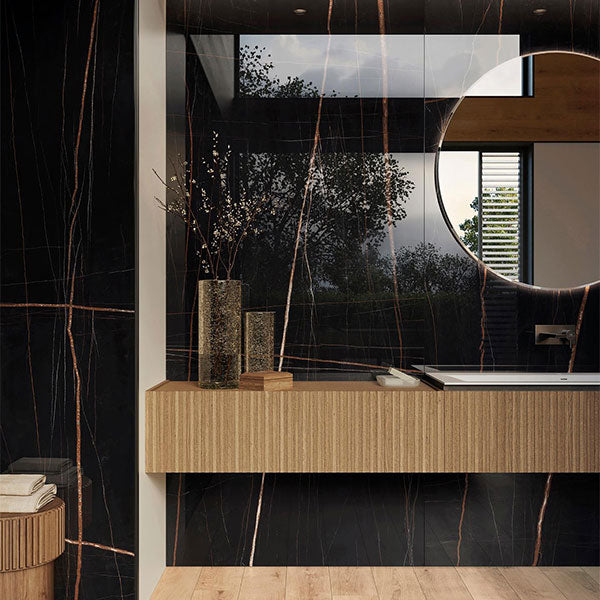 Porcelanosa Nylo Noir Polished tiles