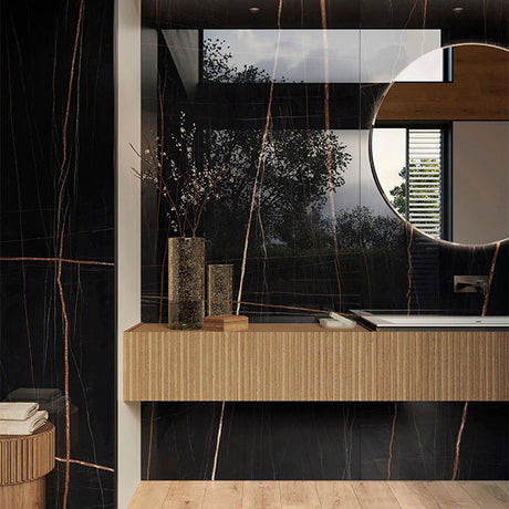 Porcelanosa Nylo Noir Polished tiles