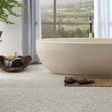 Porcelanosa Paradise Baia Stone Blanco setting