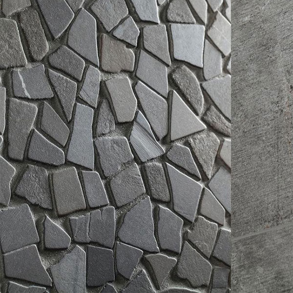 Porcelanosa Paradise Tinybroken Edge Negro setting