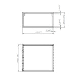 Porcelanosa Ras Drawer Unit 61cm